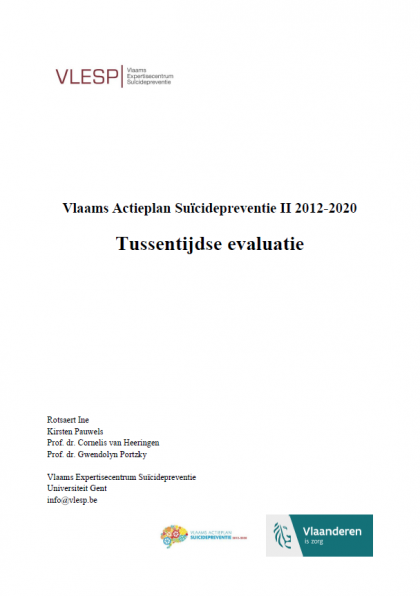 Interim evaluation of the Flemish Action Plan on Suicide Prevention